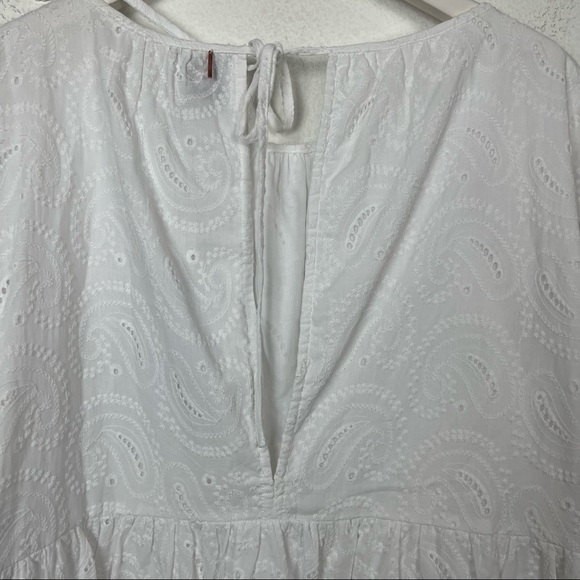Misa Los Angeles Mabel white paisley cotton sun mini dress Size Small - Picture 8 of 10